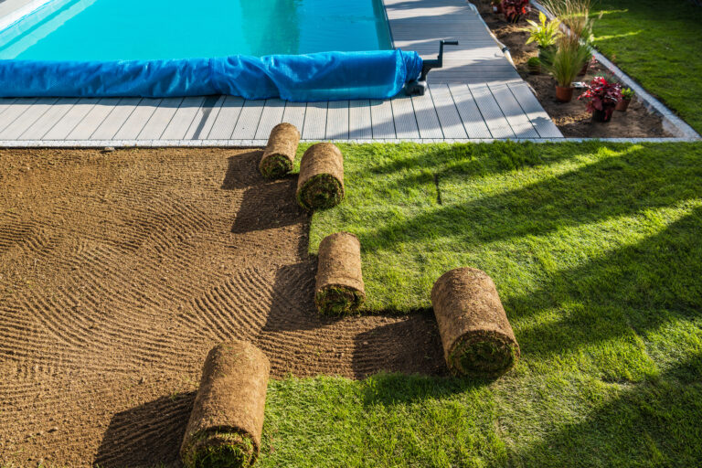 Sod installation